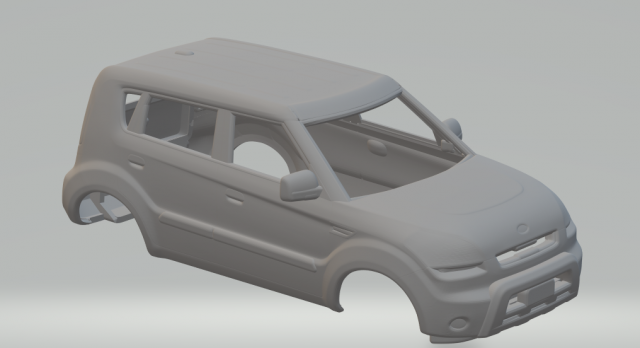 Kia soul 2010 Modèles 3D en vedette .c4d .max .obj .3ds .fbx .stl .blend 