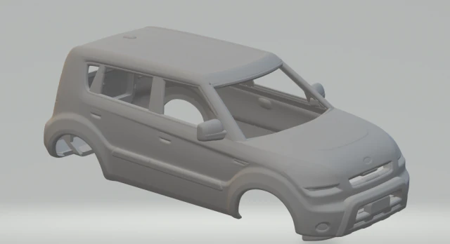 Kia soul 2010 3D Print Model .c4d .max .obj .3ds .fbx .stl .blend 