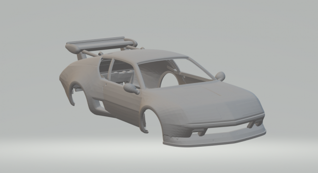 Alpine a 310 race car 3D Принт Модель .c4d .max .obj .3ds .fbx .stl .blend