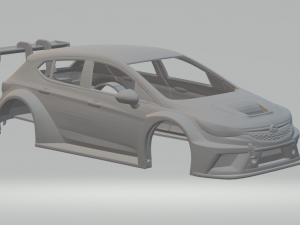 Opel astra tcr race car 3D Print Model