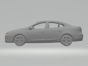 Renault fluence 2012 3D printmodel