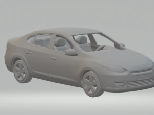 Renault fluence 2012 3D Print Model