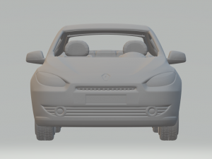 Renault fluence 2012 3D printmodel