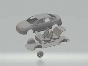 Renault fluence 2012 3D Print Model