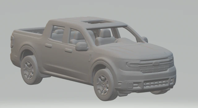 Maverick truck assembly kit 3D Print Model .c4d .max .obj .3ds .fbx .stl .blend 