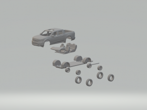 Maverick truck assembly kit Modelo de Impressão 3D