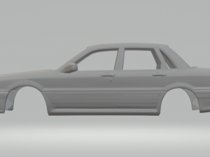 Mitsubishi galant vr4 3Dプリントモデル