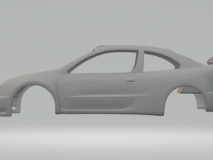 Renault megane maxi coupe rally 3D 打印模型