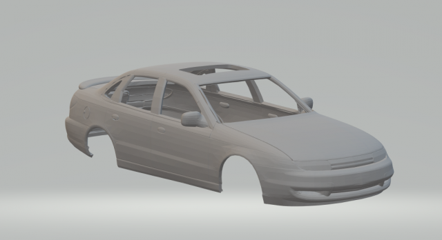 Saturn LS 2000 3D 打印模型 .c4d .max .obj .3ds .fbx .stl .blend 