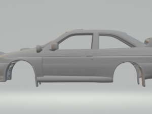 Escort rally car 3D 프린트 모델
