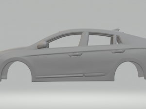 Hyundai ioniq 3D Принт Модель