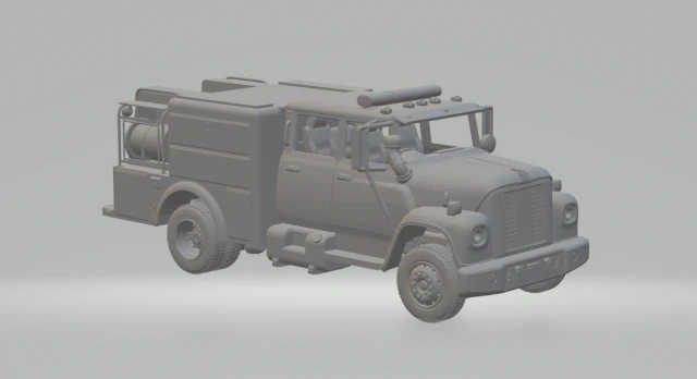 International loadstar crew cab 3D Print Model .c4d .max .obj .3ds .fbx .stl .blend