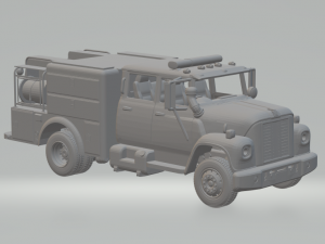 International loadstar crew cab 3D Print Model