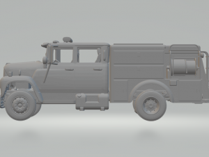 International loadstar crew cab 3D 프린트 모델