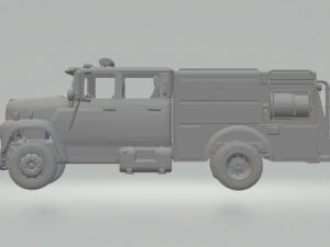International loadstar crew cab 3D Print Model