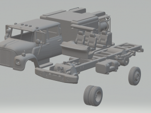 International loadstar crew cab 3D 프린트 모델