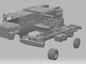 International loadstar crew cab 3D Print Model