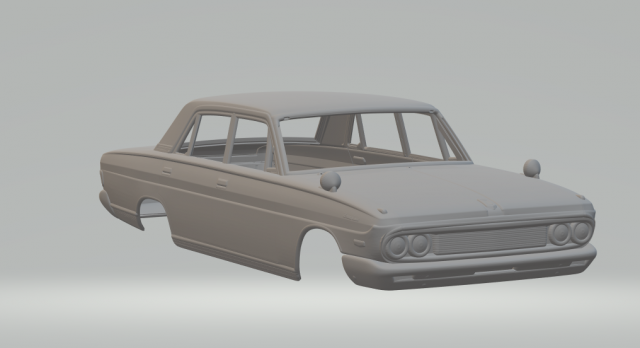 Nissan president Model Cetak 3D .c4d .max .obj .3ds .fbx .stl .blend 