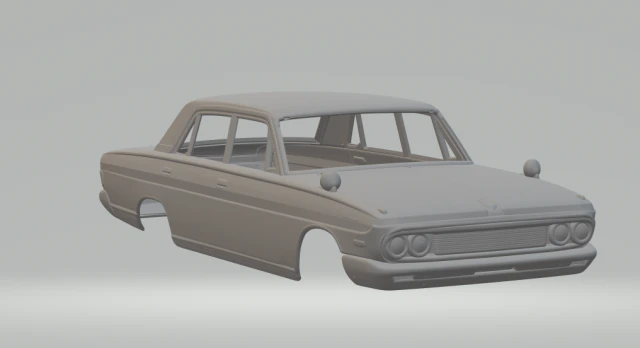 Nissan president 3D Print Model .c4d .max .obj .3ds .fbx .stl .blend