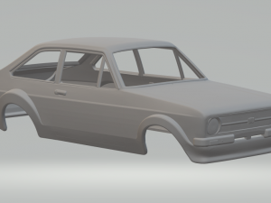 Escort 1977 3D Print Model