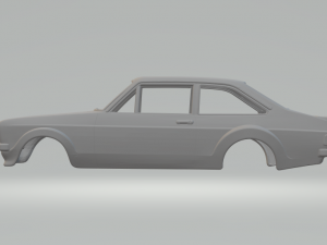 Escort 1977 3D Print Model