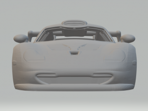 Porsche 996 gt1 street version 3Dプリントモデル