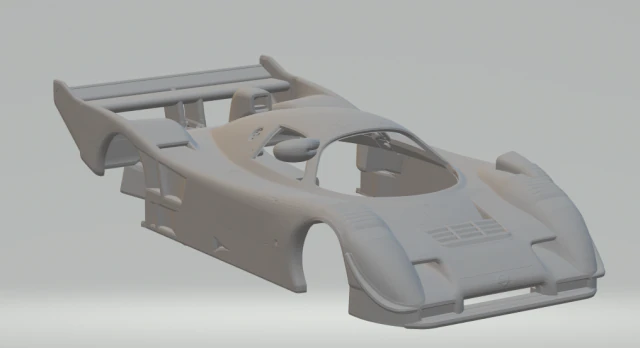 Nissan R91CP 3D Print Model .c4d .max .obj .3ds .fbx .stl .blend 