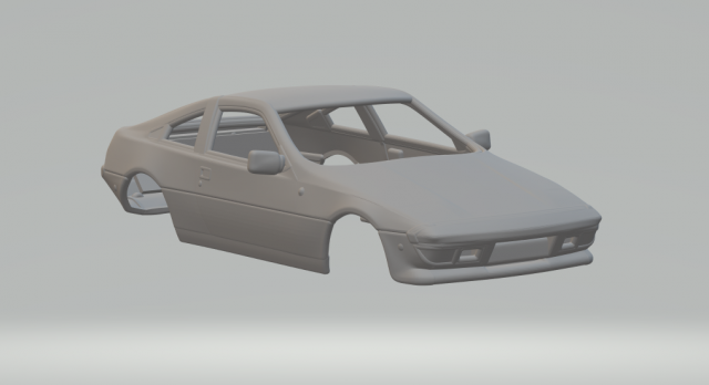 Talbot Matra Murena 1981 3D 프린트 모델 .c4d .max .obj .3ds .fbx .stl .blend 