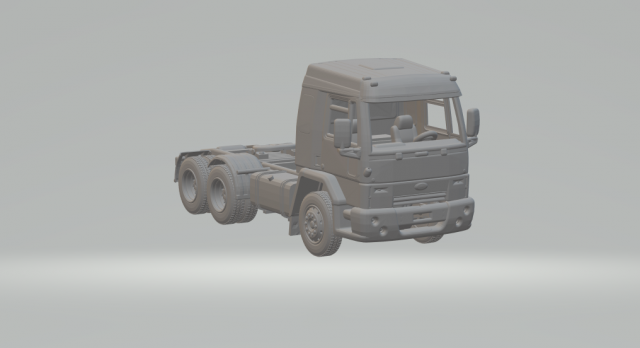 Fordcargo 6x2 truck brazil Modèles 3D en vedette .c4d .max .obj .3ds .fbx .stl .blend