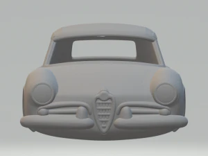ALFA ROMEO GIULIETTA SPIDER 1955 3D Print Model