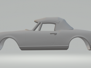 ALFA ROMEO GIULIETTA SPIDER 1955 3Dプリントモデル