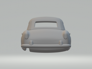 ALFA ROMEO GIULIETTA SPIDER 1955 3Dプリントモデル