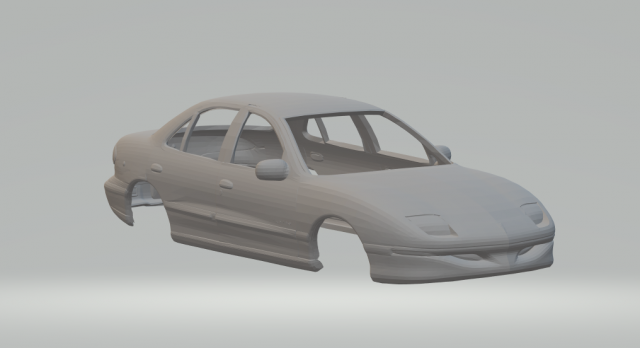 Pontiac Sunfire 3D 打印模型 .c4d .max .obj .3ds .fbx .stl .blend 