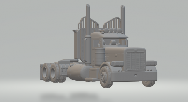 Peterbilt 379 Modèles 3D en vedette .c4d .max .obj .3ds .fbx .stl .blend 