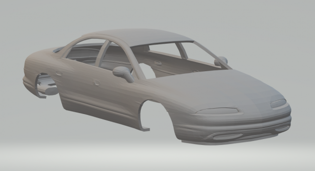 Oldsmobile Aurora mk1 3D Print Model .c4d .max .obj .3ds .fbx .stl .blend 