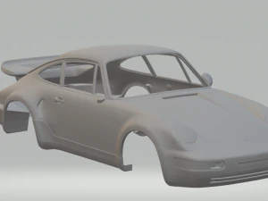 ポルシェ 911 ターボ S フラッハバウ 3Dプリントモデル