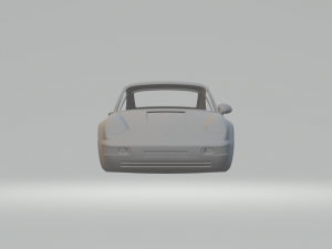 Porsche 911 Turbo S Flachbau Model do druku 3D