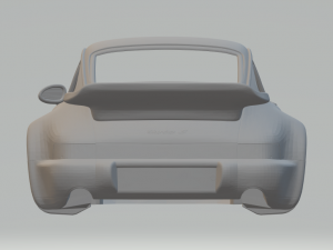 Porsche 911 Turbo S Flachbau Model do druku 3D