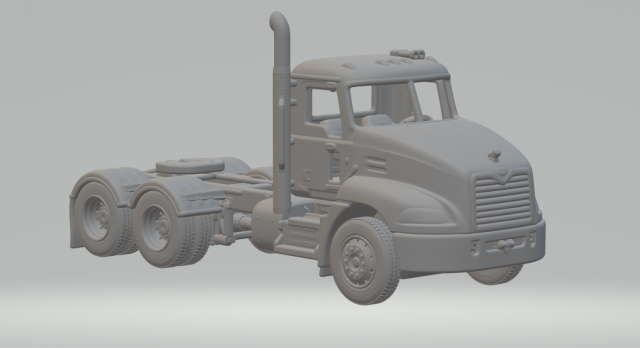 Pinnacle 6x4 tractor Modèles 3D en vedette .c4d .max .obj .3ds .fbx .stl .blend 