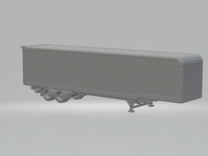 Trailer box usa 48ft 3D Принт Модель