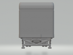 Trailer box usa 48ft 3D Принт Модель