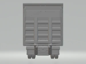 Trailer box usa 48ft 3D Print Model