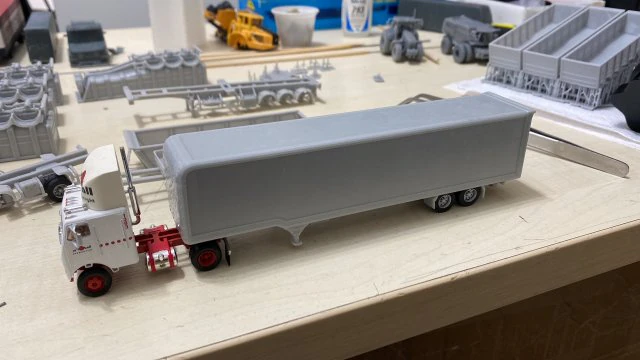 Trailer box usa 48ft 3D Print Model .c4d .max .obj .3ds .fbx .stl .blend 
