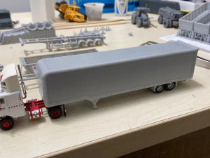 Trailer box usa 48ft 3D Print Model