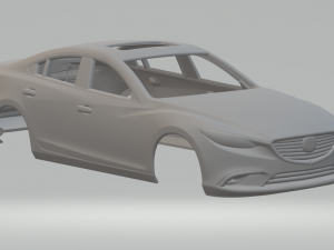 2016 Mazda 6 Sedan Modelo de impresión 3D