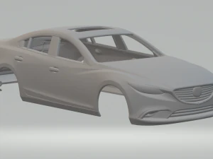 2016 Mazda 6 Sedan 3D Baskı Modeli