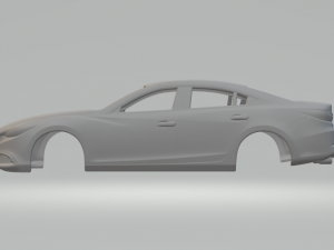 2016 Mazda 6 Sedan 3D 프린트 모델