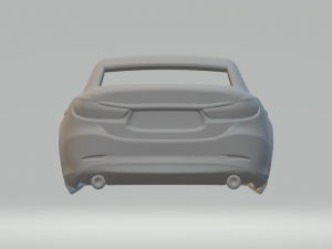 2016 Mazda 6 Sedan 3D 프린트 모델