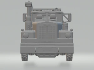 White Western Star 4864 3D Print Model