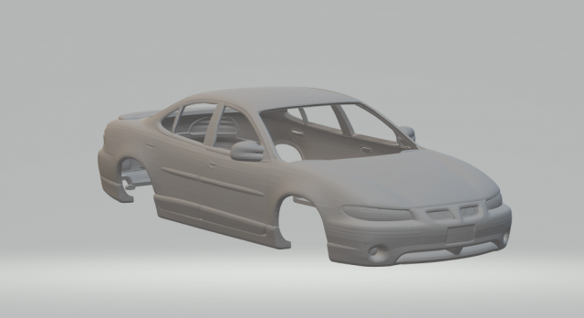 Pontiac Grand Prix GT Modello di stampa 3D .c4d .max .obj .3ds .fbx .stl .blend 